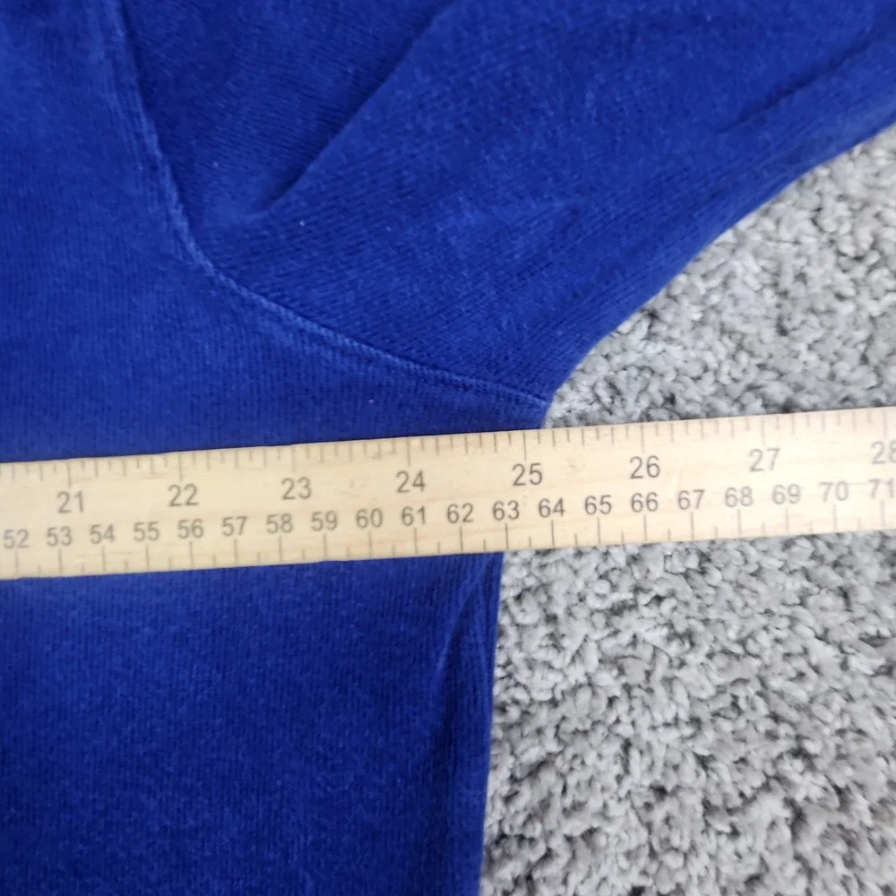 Polo Ralph Lauren Mens‎ Estate Rib 1/4 Zip Pullover Sweater Blue Large
